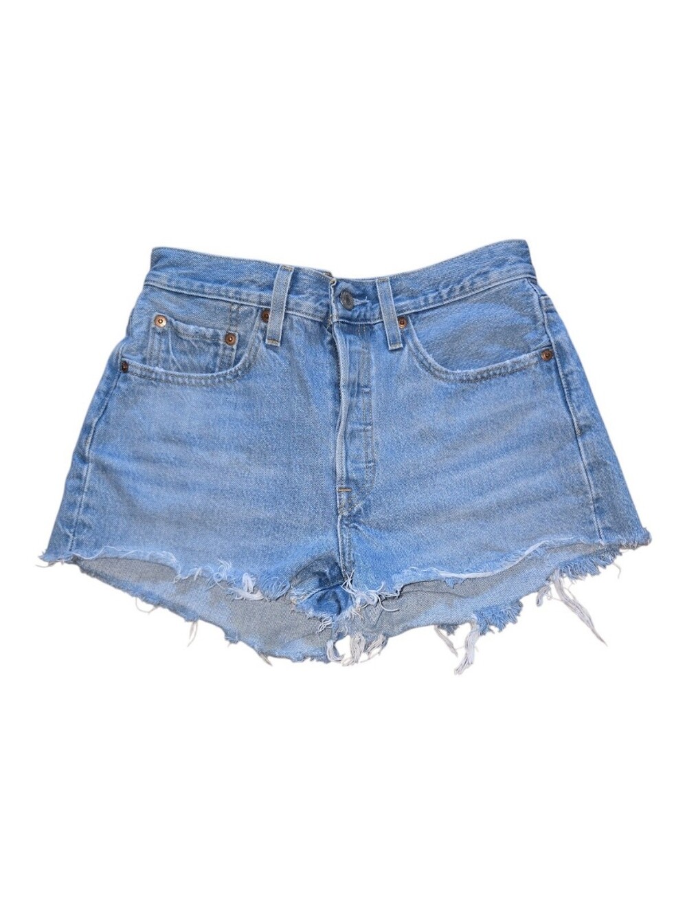 Levi's 501 denim shorts medium wash Size W27
